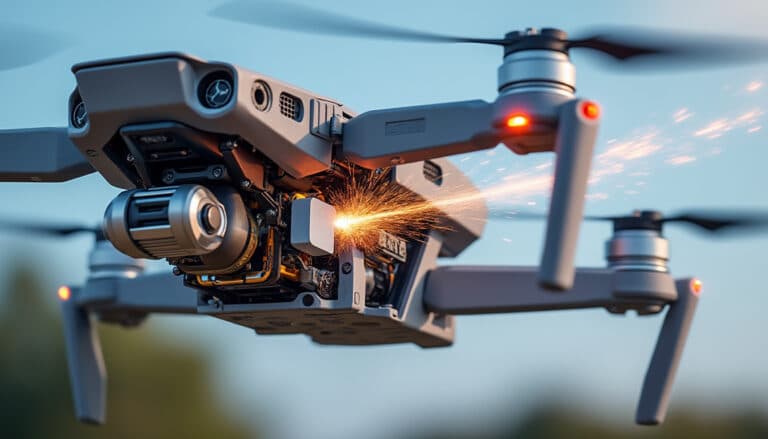 le coupe-circuit indépendant assure l'arrêt instantané des moteurs pour prévenir tout emballement du drone, garantissant ainsi une sécurité optimale pendant le vol.