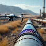 découvrez comment le contrôle par ultrasons aéroporté détecte l’amincissement des parois des pipelines pétroliers et contribue à prévenir les défaillances.