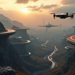 découvrez comment le tracking 3d d’un plan drone permet d’intégrer des effets visuels réalistes et immersifs dans les films de science-fiction.